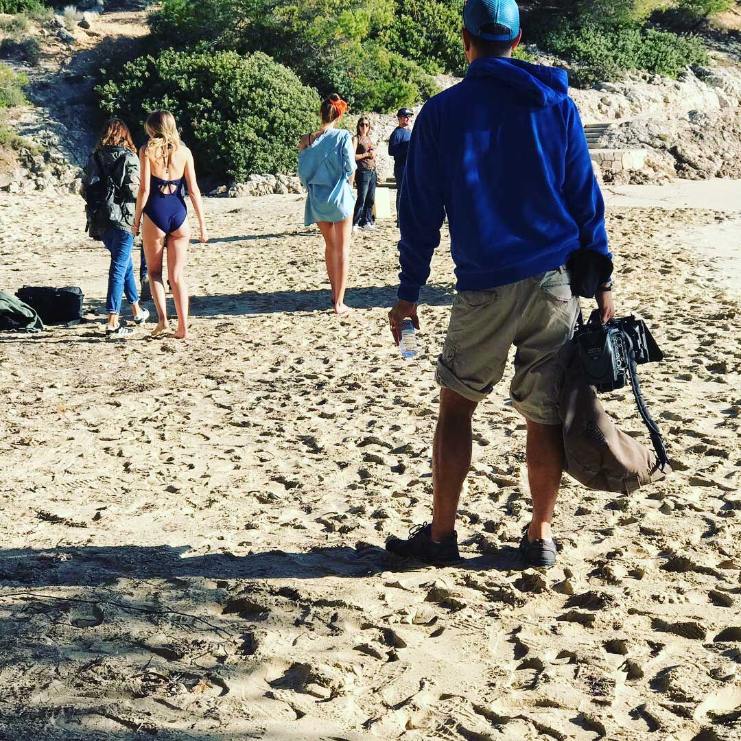 Jez Smith on location in Mallorca 2018