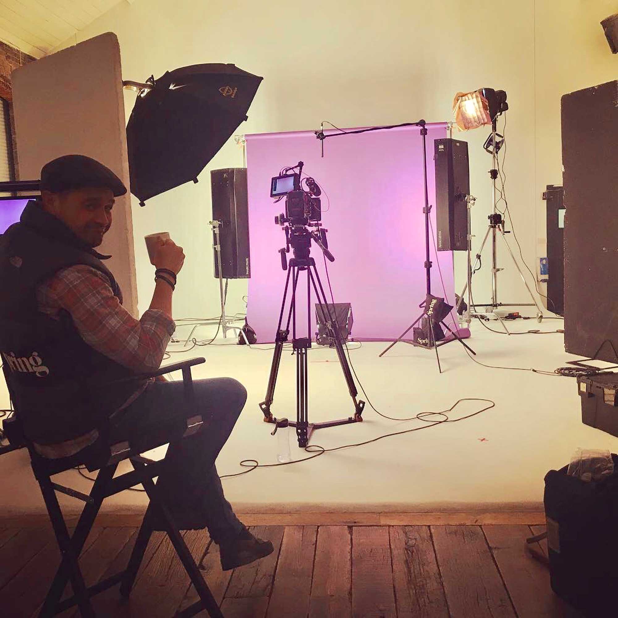 Jez Smith at Spring Studios — commercial shoot 2019