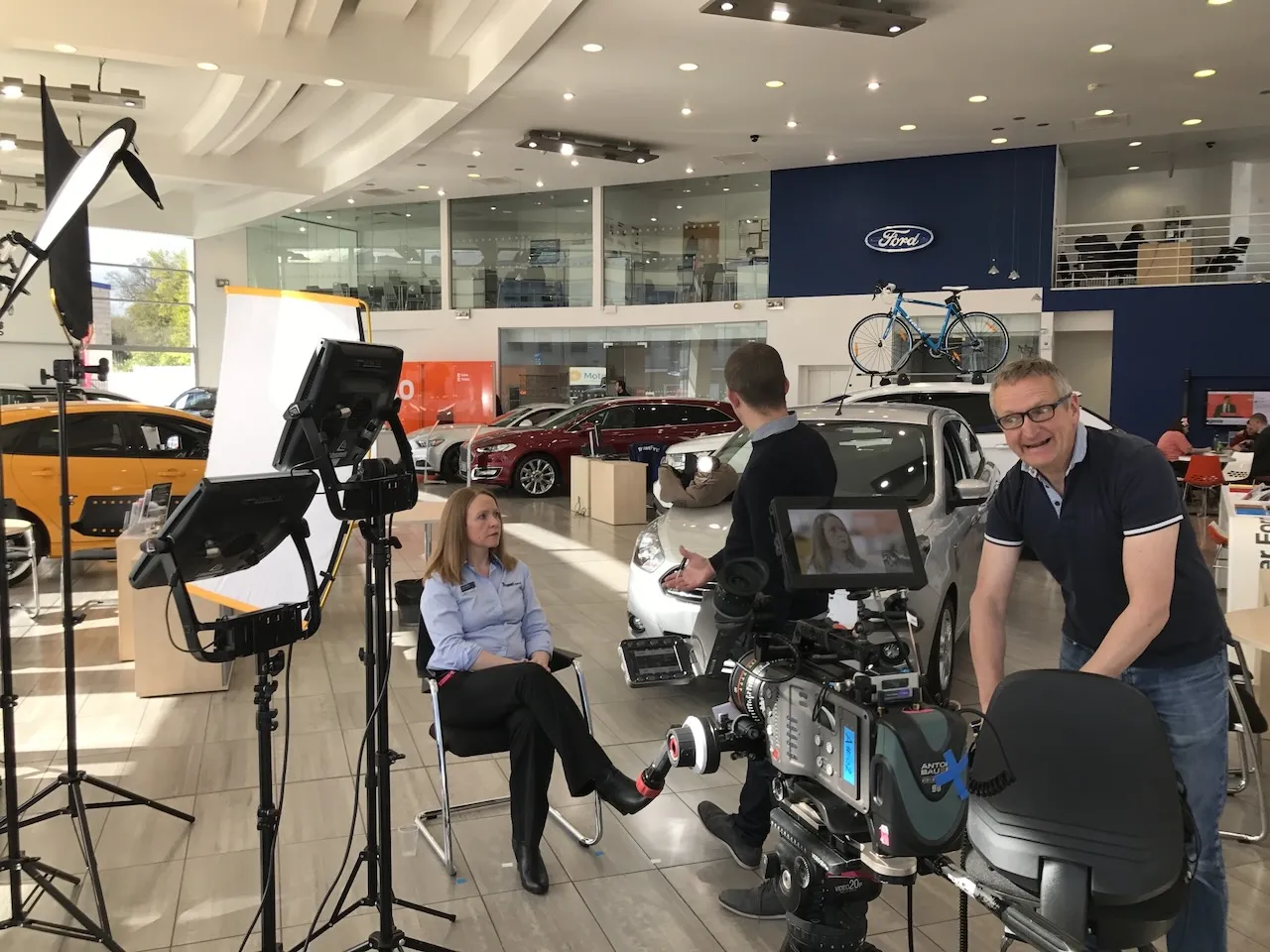 Jez Smith on set - behind the scenes 62