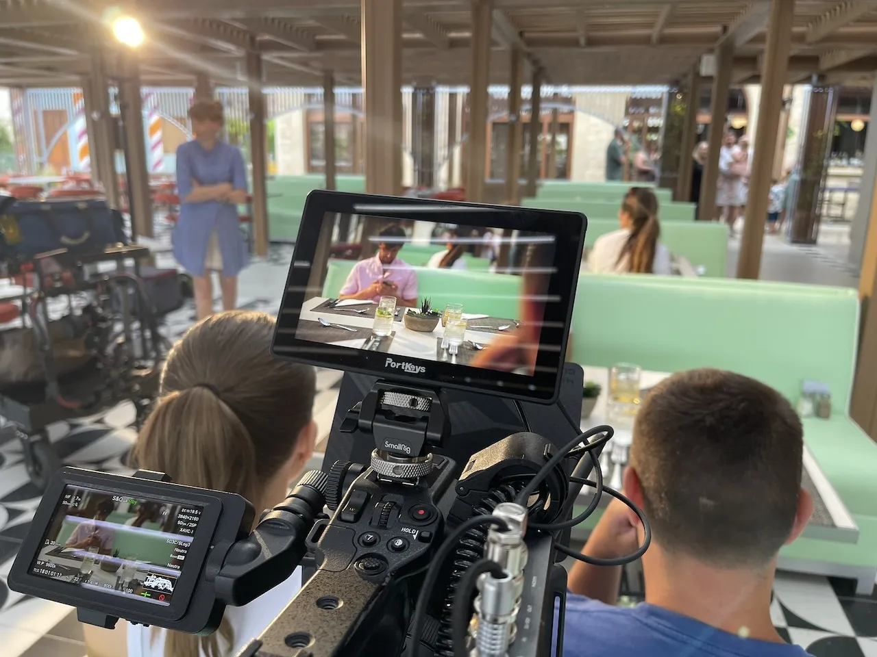 Jez Smith on set - behind the scenes 88