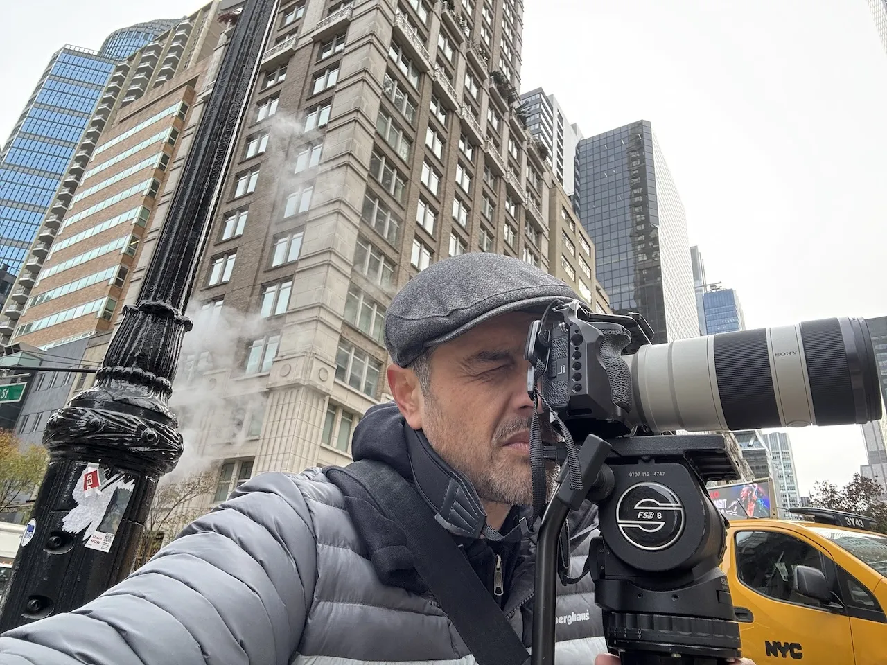 Jez Smith on set - behind the scenes 93