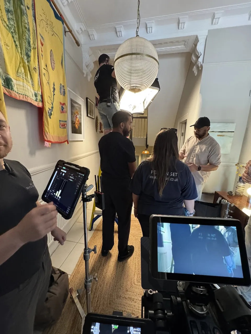 Jez Smith on set - behind the scenes 103